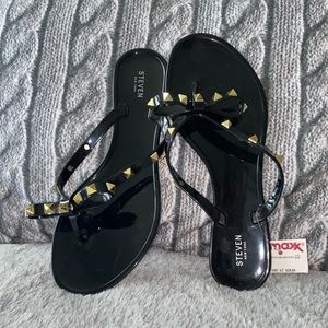studded flip flops